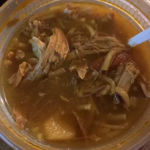 Look at that meat. The best soup ever in the 11206 area.