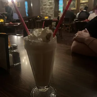 Ice-cream dinner drink!