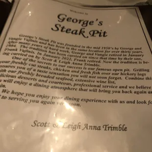 George Steak Pit
