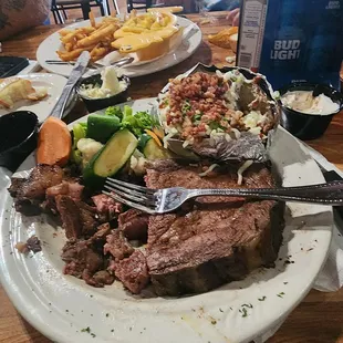 steak, food