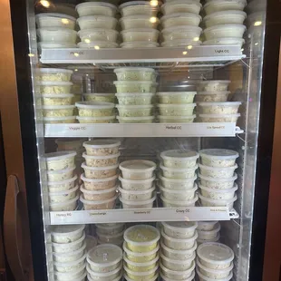 Cream cheese options!