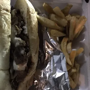Philly Cheese Steak Sandwich
