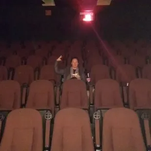 You'll get the theater to yourself here!