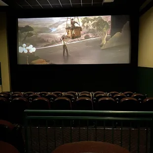 Tiny movie screen