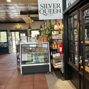 the entrance to silver queen