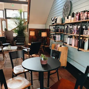 Cute seating area at Georgetown Coffee and Tea.