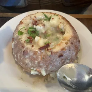 Lam chowder (more like potato chowder)