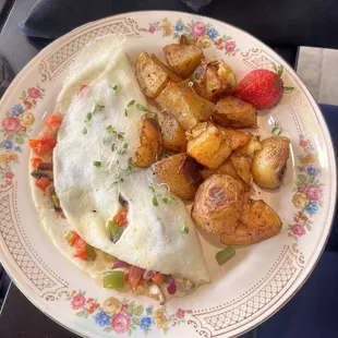 Veggie Omelet with egg whites
