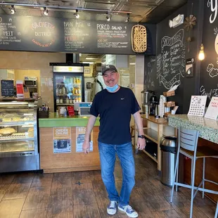 Owner and only 1/4 of menu