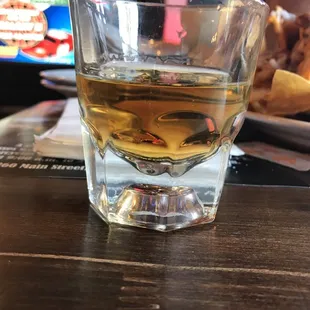 Extra shot given to us for our wait!