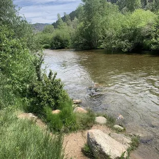 Nice river leading to lake