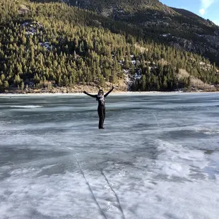 Walked on (frozen) water
