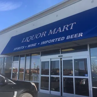 The front of the store