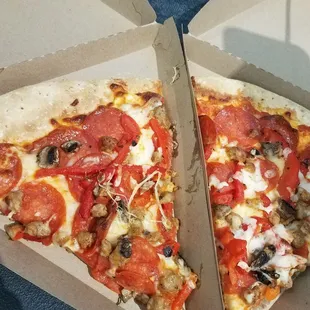 pizza, food