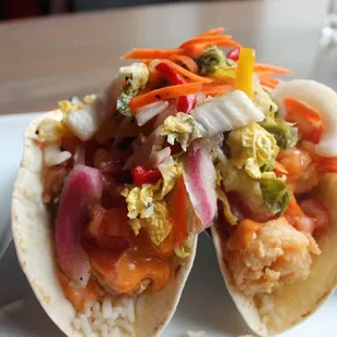 Shrimp tacos | Instagram: slimthiccarbs