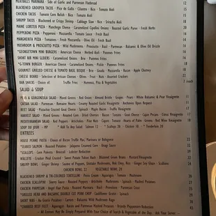 Food menu