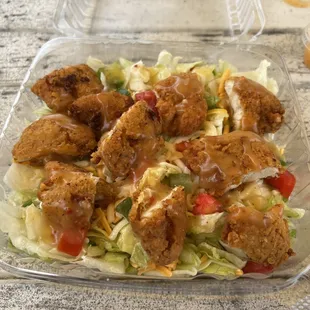 Salad with chicken