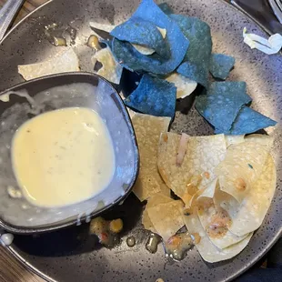 It was Mahi Tacos - now just the queso and chips that come with it