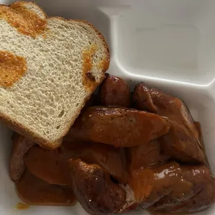 Sausage sandwich
