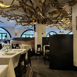 Interior of restaurant