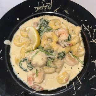Seafood tortellini