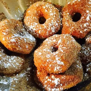 Handmade doughnuts are the signature dessert!