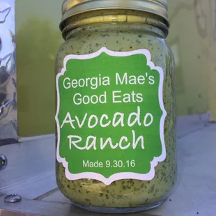 Our Homemade Avocado Ranch, we put it on EVERYTHING!!