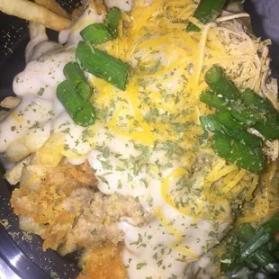 Loaded Chicken Fried Steak Fries