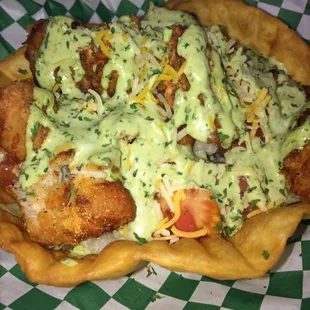 A Salad that you can eat the bowl!!