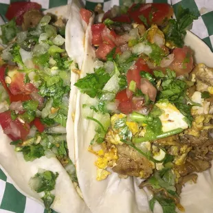 Steak, Egg &amp; Cheese Breakfast Tacos