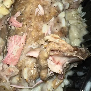 Georgia peach turkey wings raw rice hard gross