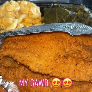 Got the catfish dinner so fresh so seasoned so delicious and crispy some of the best everything on this plate a solid 9.5/10