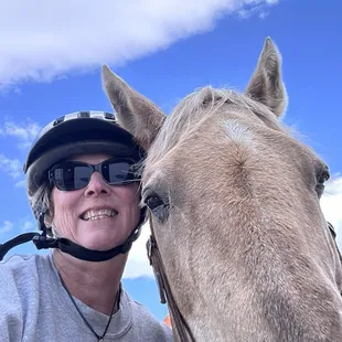 Me and Cooper getting ready to hit the trail