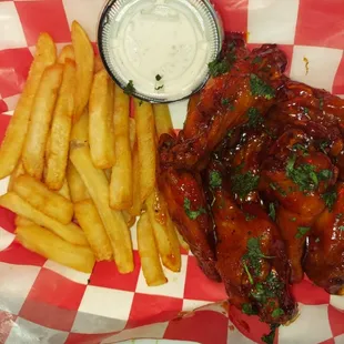 Wings and Fries