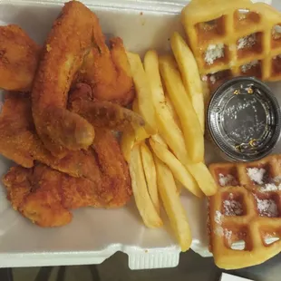 Chicken and Waffles