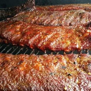 ribs on the grill