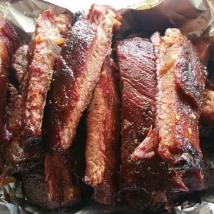 bbq ribs, food, ribs