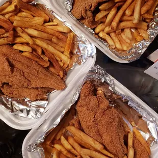 Catfish and fries