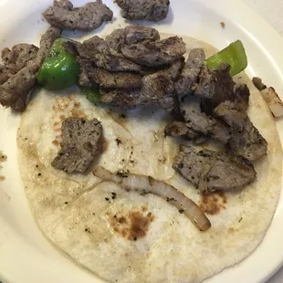 This was how the plate was brought out, too salty, tasted decent.