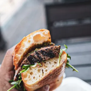 Tri Tri-Tip Sandwich