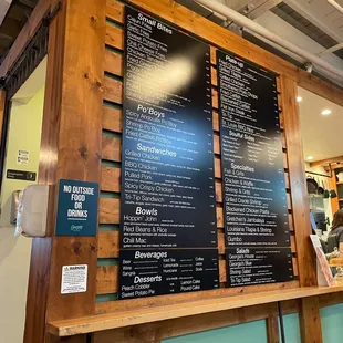 menu board