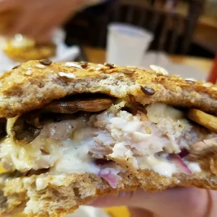 Shroomy with grilled chicken