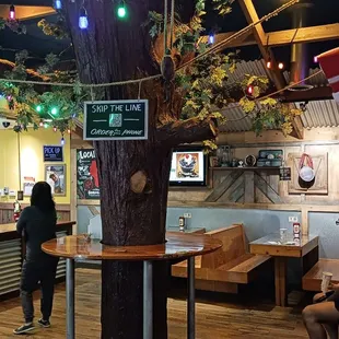 Inside of the restaurant