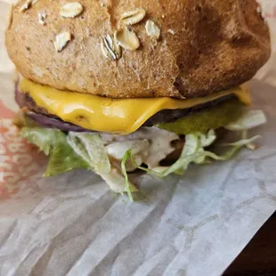 Porgie on wheat bread