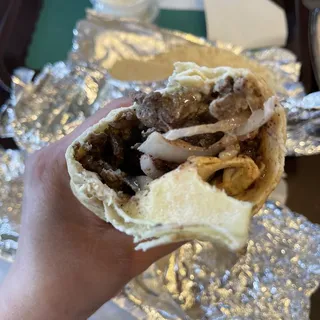 Beef Shawarma wrap