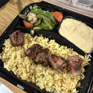 steak, food