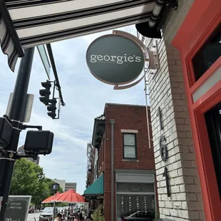 a view of a street corner