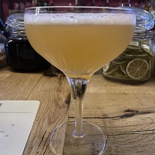 Quiet Beatle - gin, Montenegro, fresh lemon, liqueur