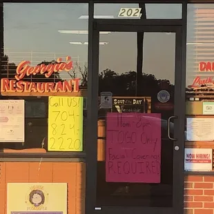 Now open 11:00 - 8:00 to go only
