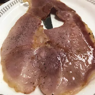 Country Ham (asked not to be cooked well done)